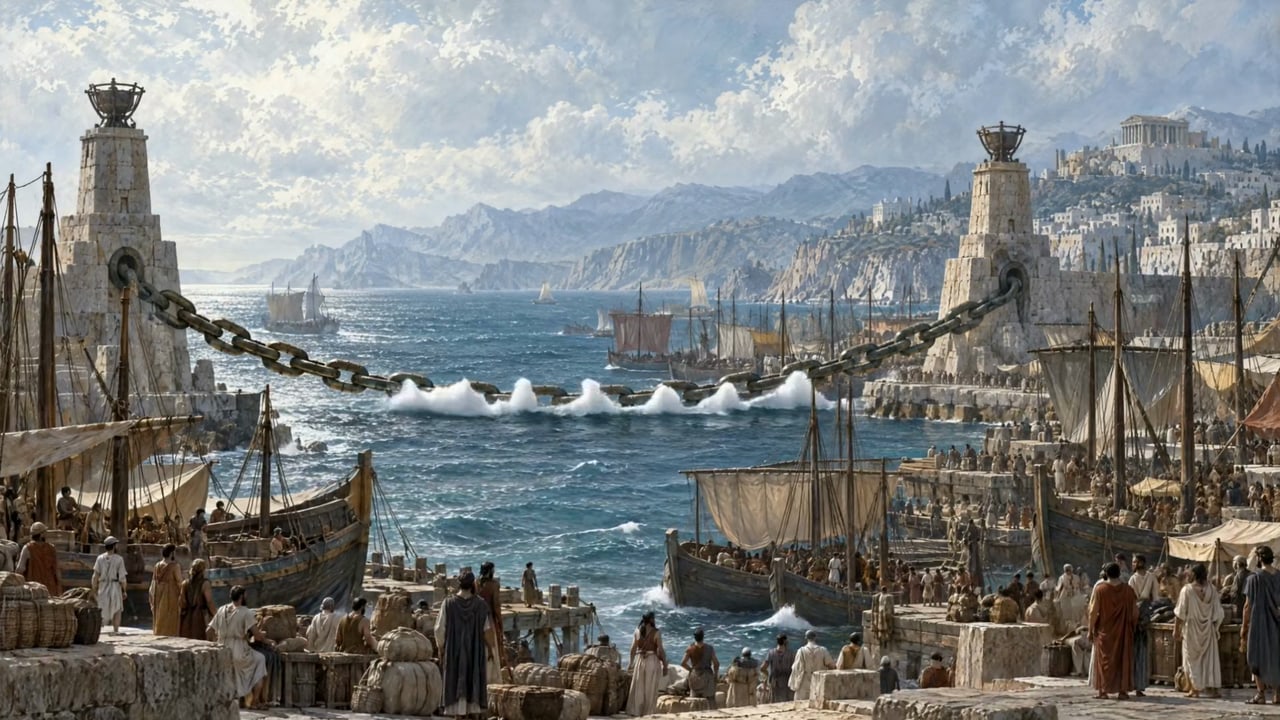 An establishing shot of The Sea from the campaign's prelude films.
